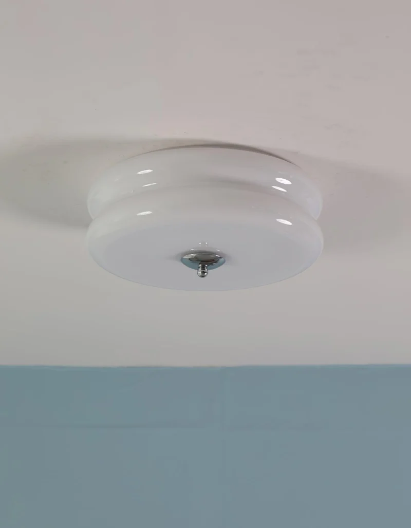 Art deco plafondlamp met geometrisch design en warm ledlicht voor stijlvolle interieurs | Sansoti