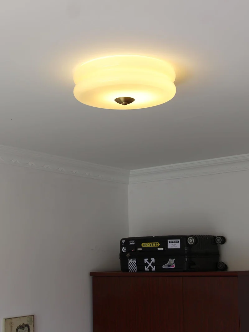 Art deco plafondlamp met geometrisch design en warm ledlicht voor stijlvolle interieurs | Sansoti