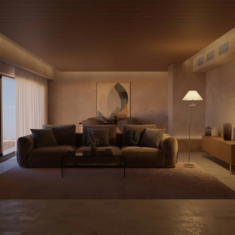 Elegante chromen vloerlamp met verstelbare arm en leesfunctie | Sansoti
