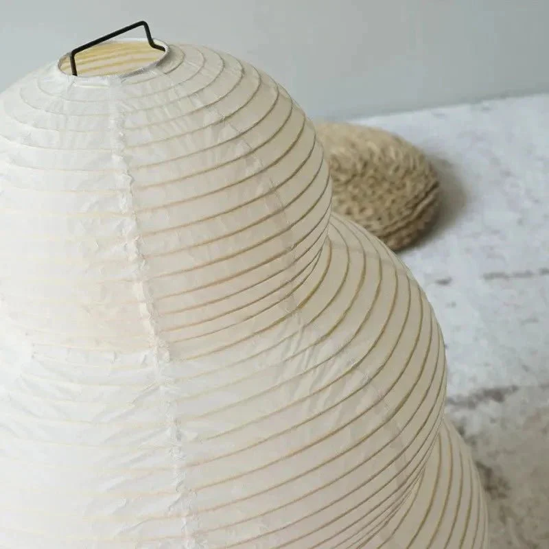 Wabi Sabi Vloerlamp van Rispapier – Kunstnerische Design Lamp met Verstelbaar Statief | Sansoti