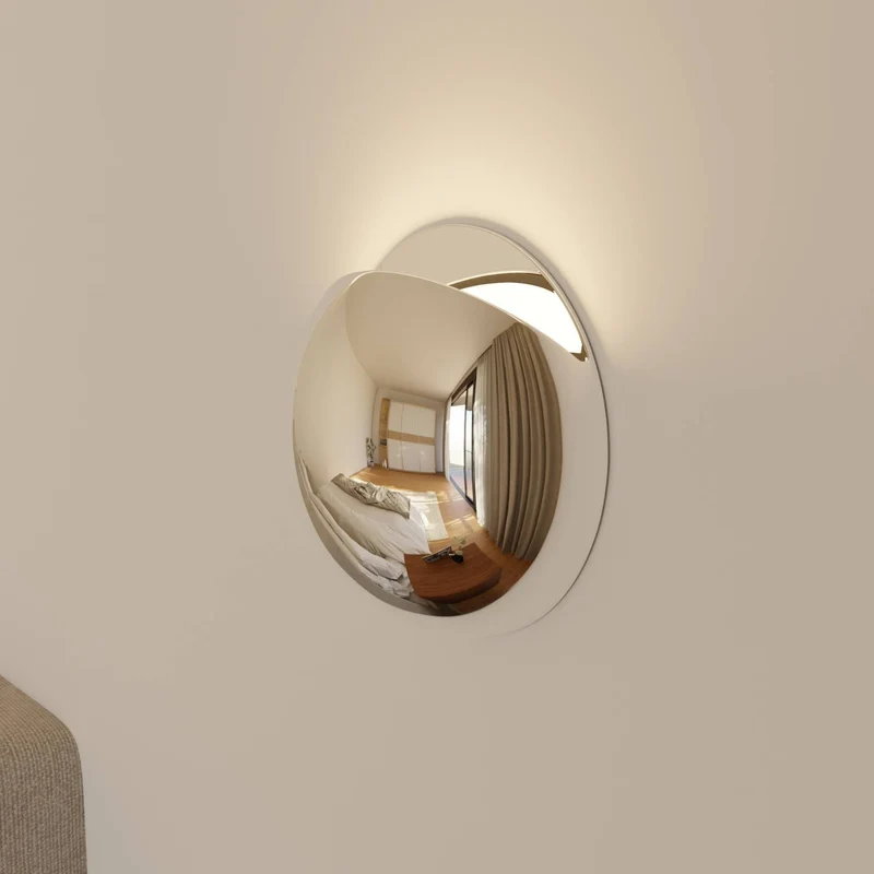 Moderne wandlamp met indirect licht en ip65 bescherming voor binnen en buiten | Sansoti