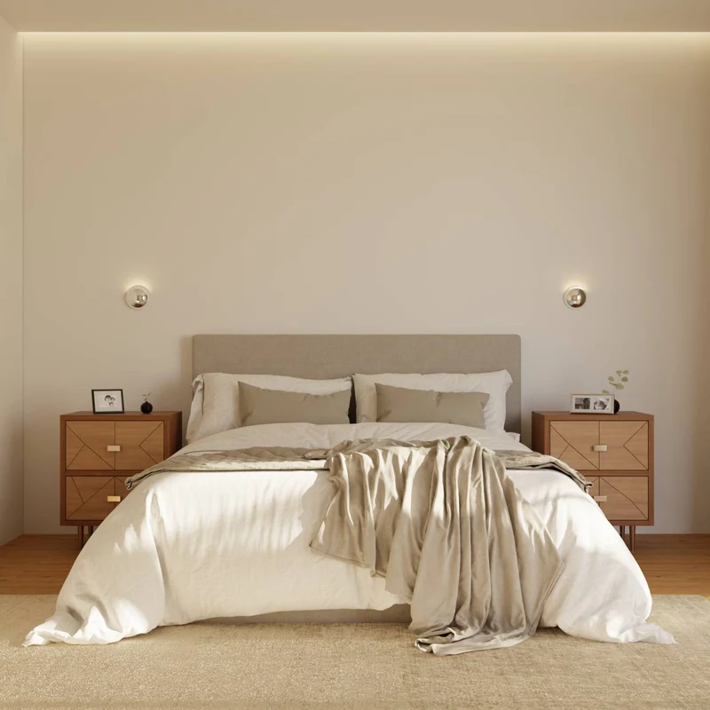 Moderne wandlamp met indirect licht en ip65 bescherming voor binnen en buiten | Sansoti