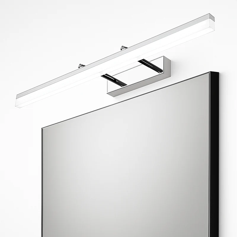 Spiegellamp LED Aluminium Goud Badkamer Woonkamer Lineaire Wandlamp Spiegel Verlichting Make-up Lamp Kunst Verlichting | Sansoti