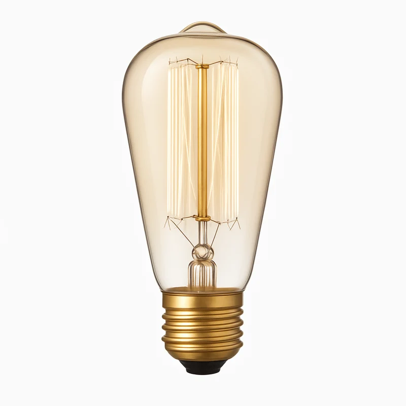 Edison Lamp E27 40W Filament Warm Woonkamer Slaapkamer Vintage Gloeilamp Retro Decoratief Industrieel Interieur | Sansoti