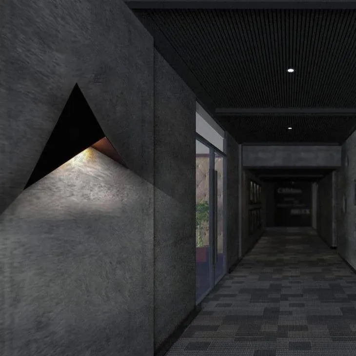 Driehoek Wandlamp LED 3W Metaal Zwart Woonkamer Slaapkamer Moderne Muurlamp Geometrisch Bureaulamp Interieur Decoratie | Sansoti