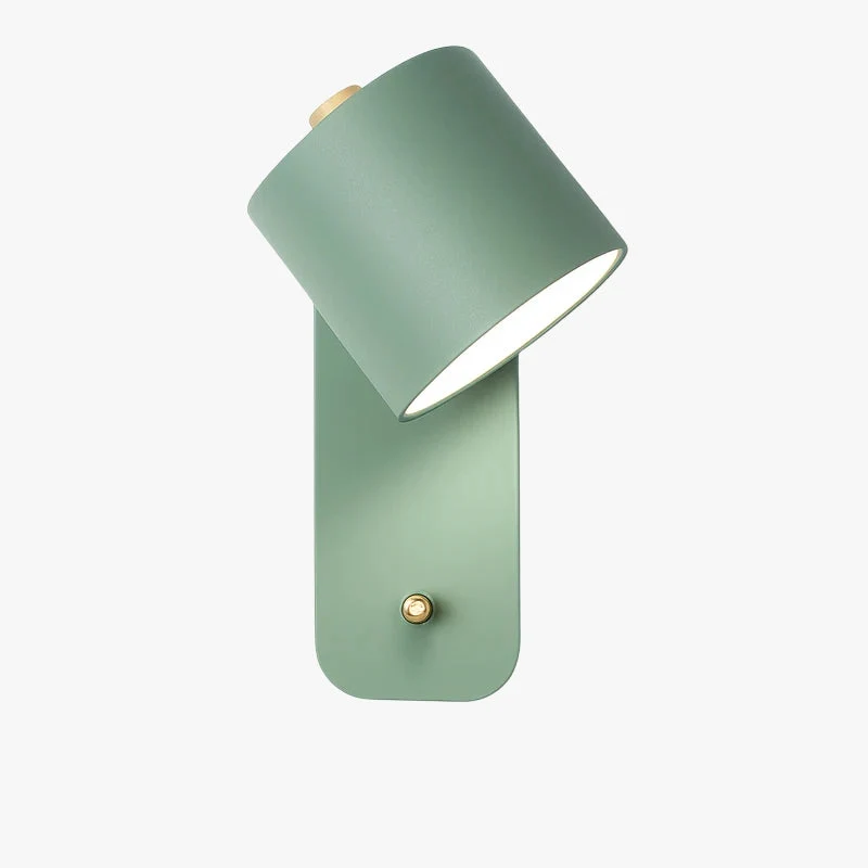 Wandlamp Metaal E27 Zwart Wit Slaapkamer Woonkamer Schakelaar Nordische Muurlamp Leeslamp Trap Hal Nachtkastlamp | Sansoti