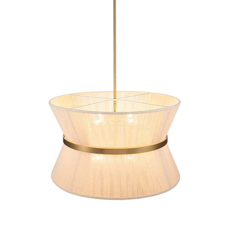 Hanglamp Touw Gevlochten Messing Beige Zwart Bohemian Drum Eetkamer Woonkamer Slaapkamer Entree Farmhouse Coastal Verstelbaar E26 E12 | Sansoti