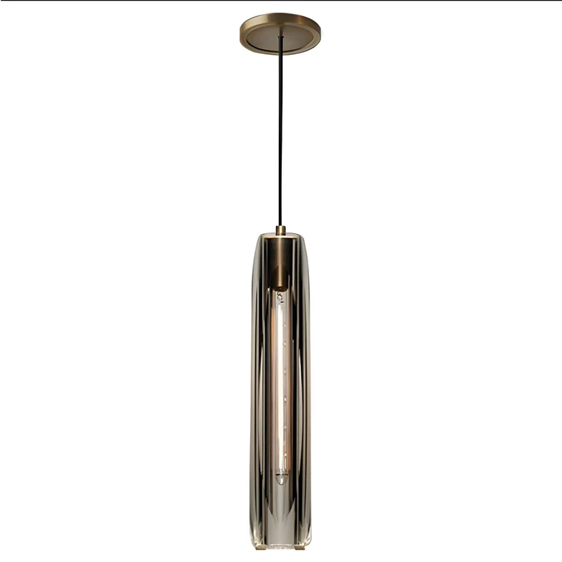 Post Moderne Messing Hanglamp Met K9 Kristal En Verstelbare Kabel | Sansoti
