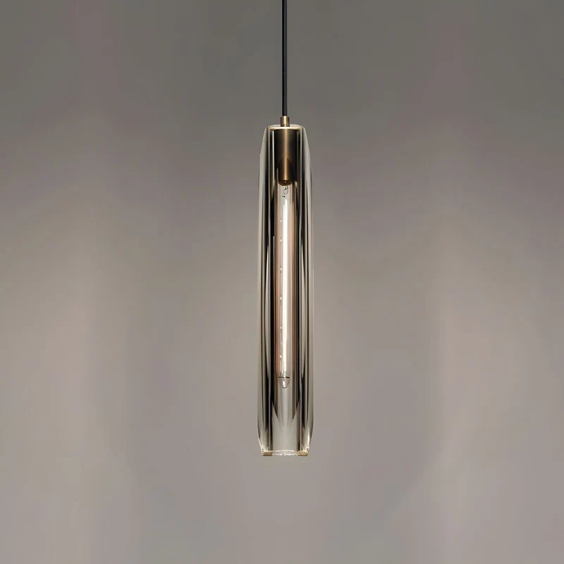 Post Moderne Messing Hanglamp Met K9 Kristal En Verstelbare Kabel | Sansoti