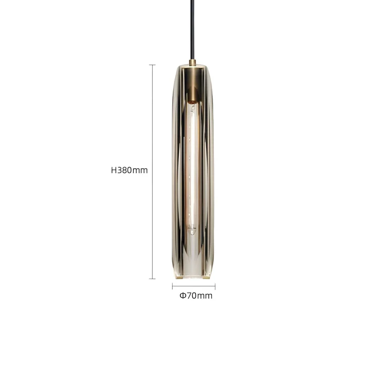 Post Moderne Messing Hanglamp Met K9 Kristal En Verstelbare Kabel | Sansoti