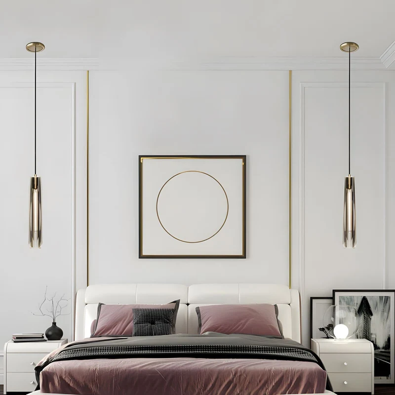 Post Moderne Messing Hanglamp Met K9 Kristal En Verstelbare Kabel | Sansoti