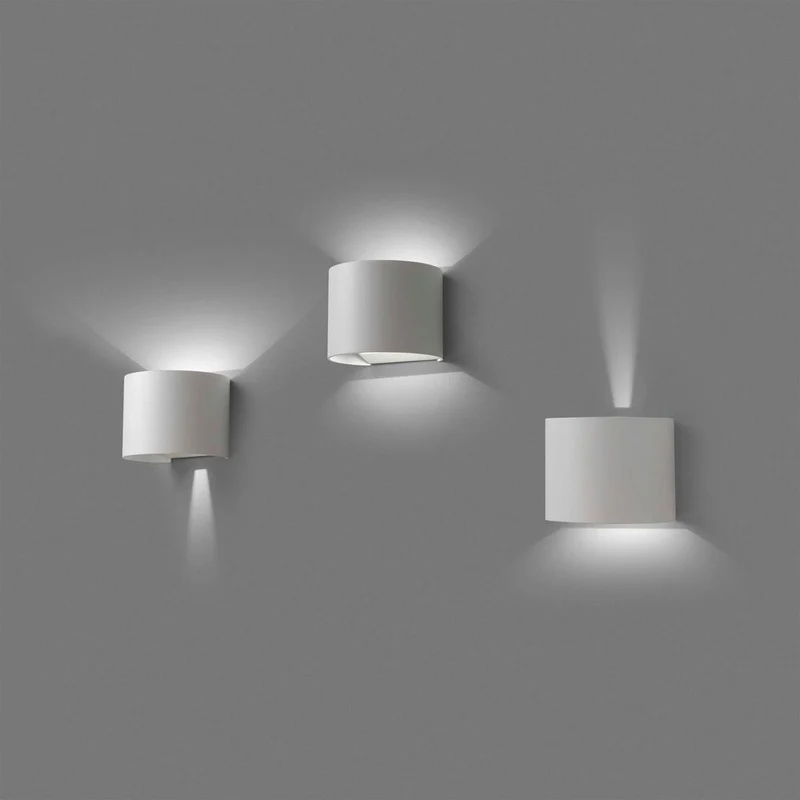 LED Außenwandleuchte SUNSET 2x3W 3000K IP54 Weiß