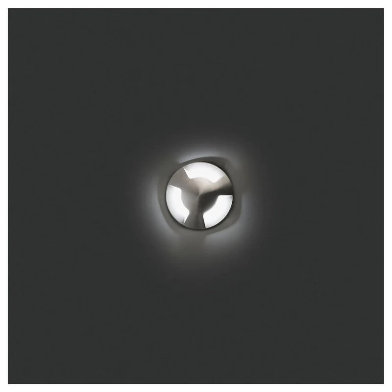 LED Bodenleuchte KANE-3 IP67 Nickel-Matt