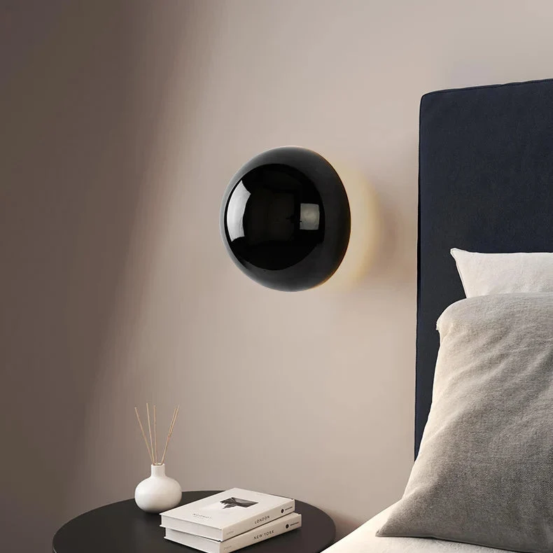 Ronde Wandlamp LED Glas IJzer Sfeerverlichting Hal Slaapkamer Woonkamer Minimalistische Wandverlichting Scandinavisch Interieur | Sansoti