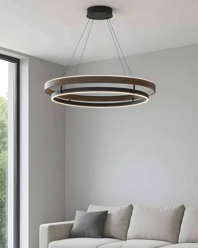 Moderne LED Hanglamp met Ringen – Design Verlichting met Warm Licht | Sansoti