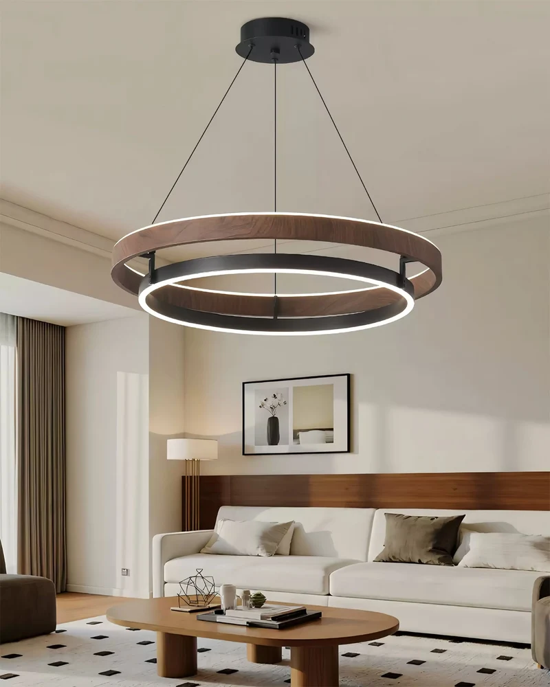 Moderne LED Hanglamp met Ringen – Design Verlichting met Warm Licht | Sansoti