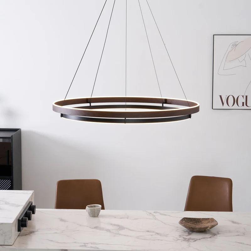 Moderne LED Hanglamp met Ringen – Design Verlichting met Warm Licht | Sansoti