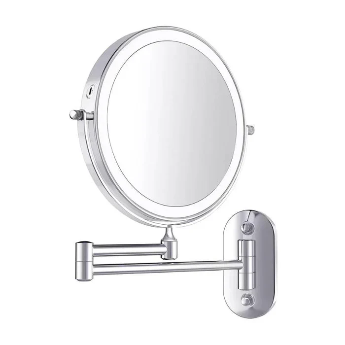 Verlichte LED Make-up Spiegel voor Badkamer & Make-up | Vergrotend & Oplaadbaar | Sansoti