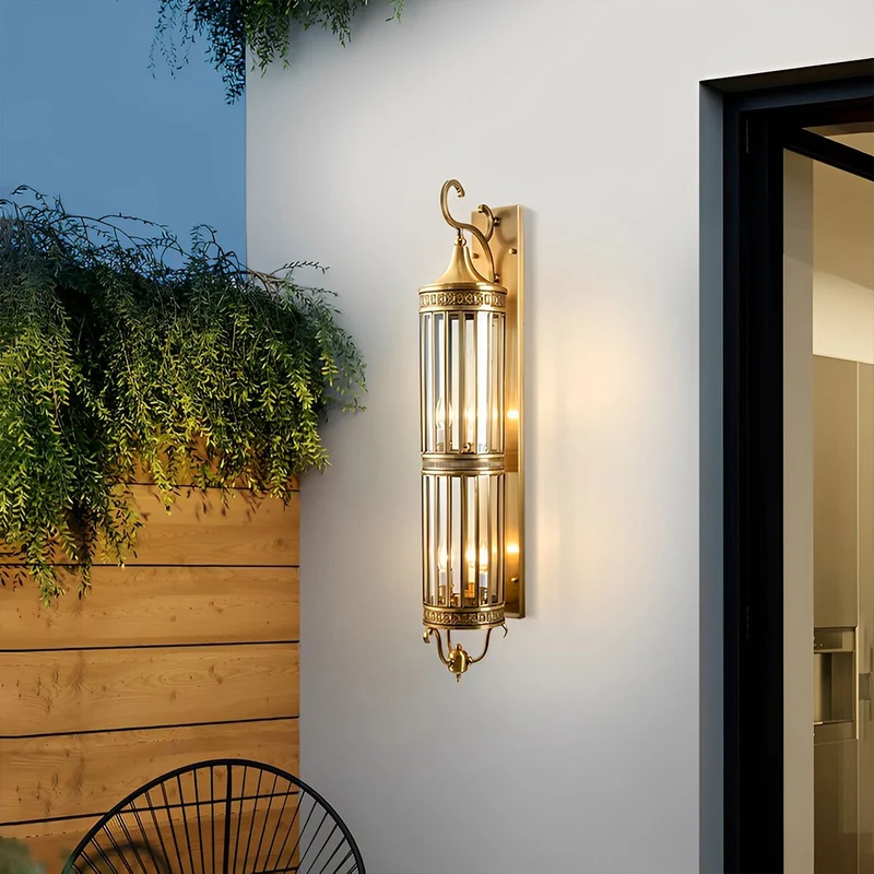 Waterdichte Vintage Buiten Wandlamp Met Mid Century Design En Warm LED Licht | Sansoti