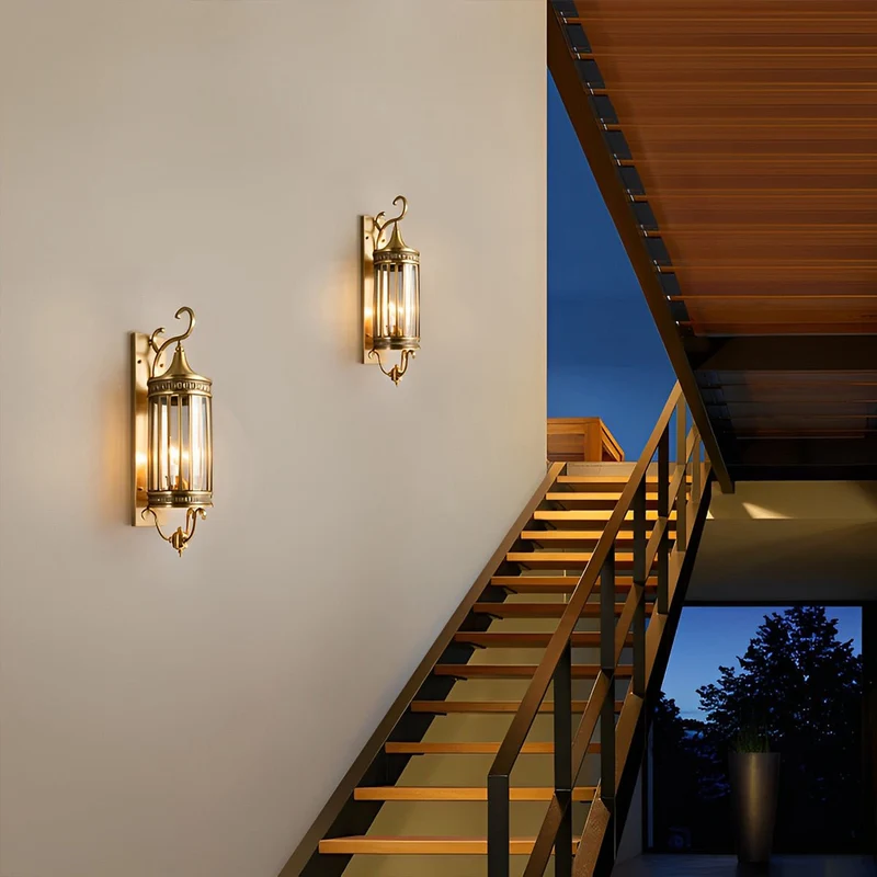 Waterdichte Vintage Buiten Wandlamp Met Mid Century Design En Warm LED Licht | Sansoti