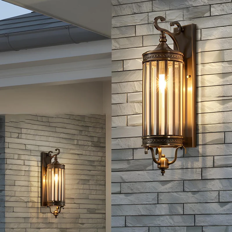Waterdichte Vintage Buiten Wandlamp Met Mid Century Design En Warm LED Licht | Sansoti