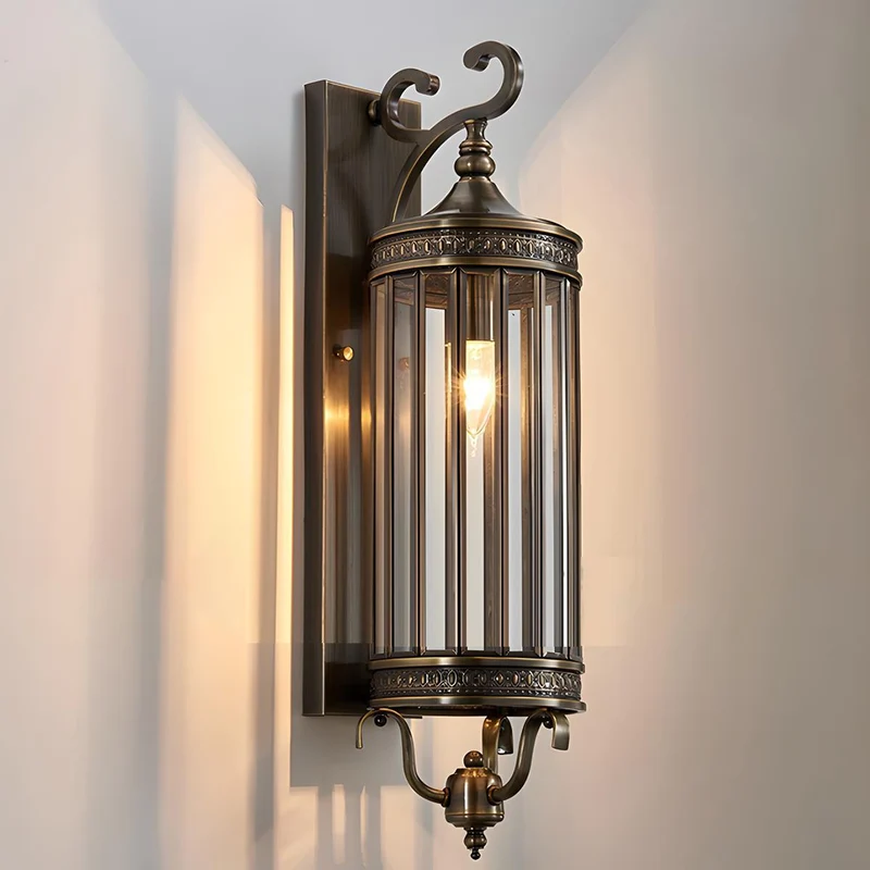 Waterdichte Vintage Buiten Wandlamp Met Mid Century Design En Warm LED Licht | Sansoti