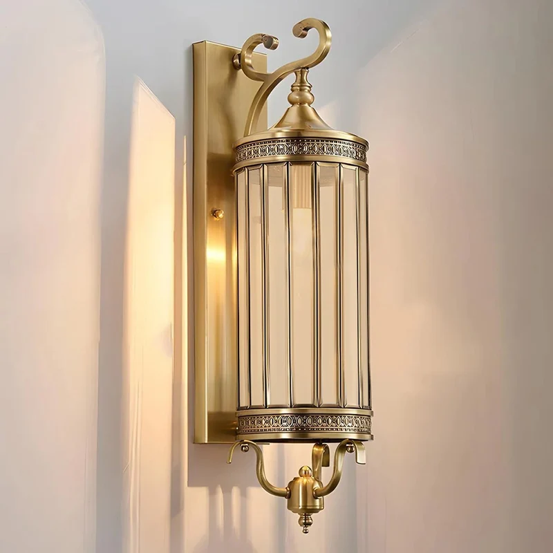 Waterdichte Vintage Buiten Wandlamp Met Mid Century Design En Warm LED Licht | Sansoti