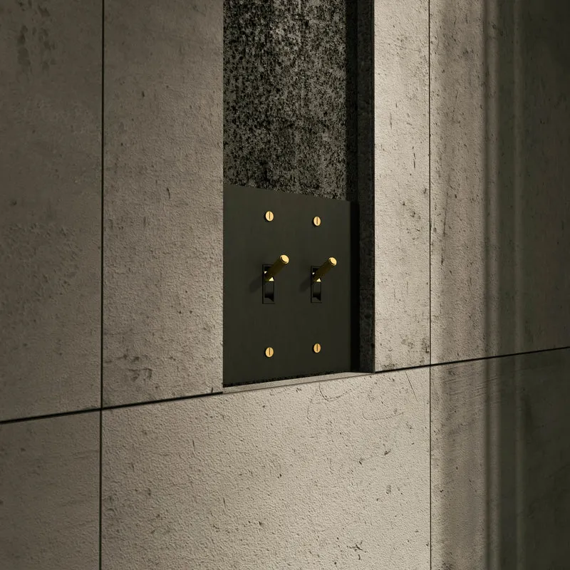 Luxe Messing Tuimelschakelaar Met Minimalistisch Design En Hoogwaardige Afwerking | Sansoti