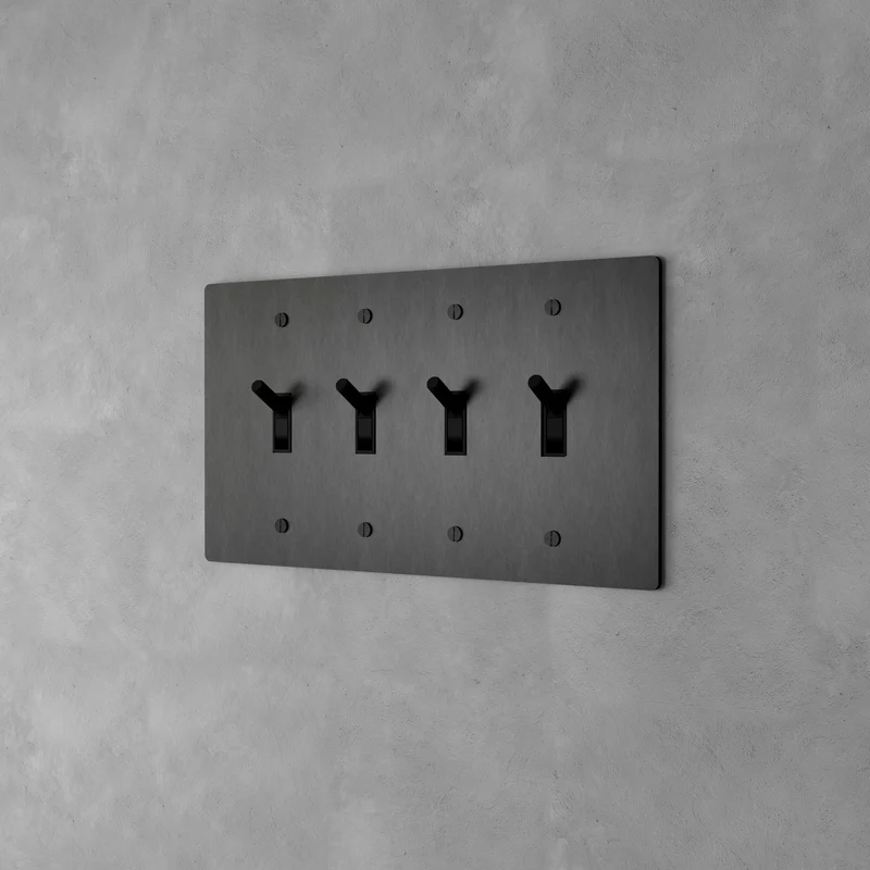 Luxe Messing Tuimelschakelaar Met Minimalistisch Design En Hoogwaardige Afwerking | Sansoti