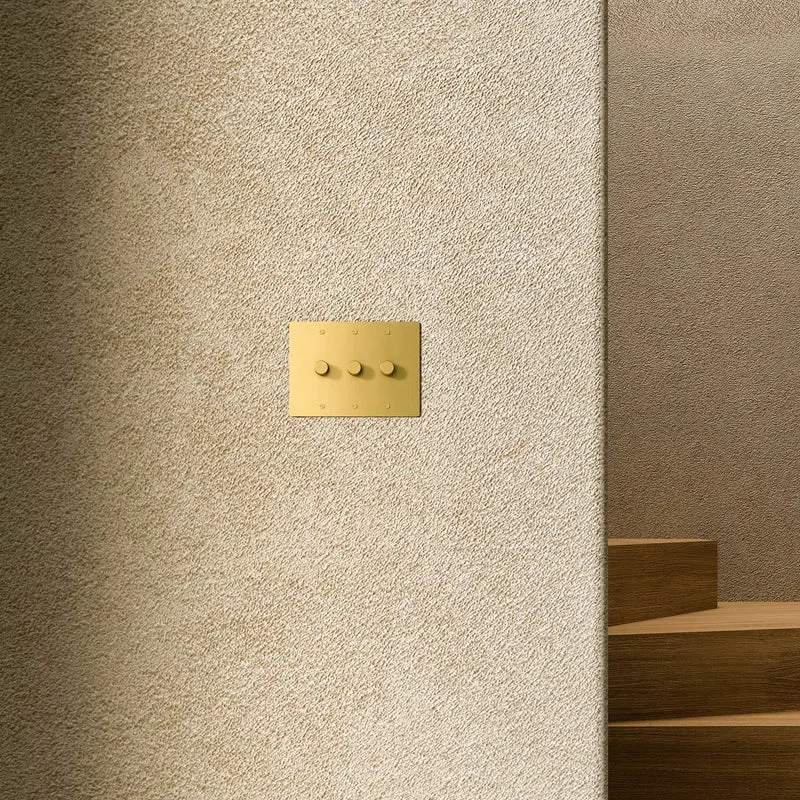 Luxe Messing Dimmer Schakelaar Met Draaiknop En Tijdloos Design | Sansoti
