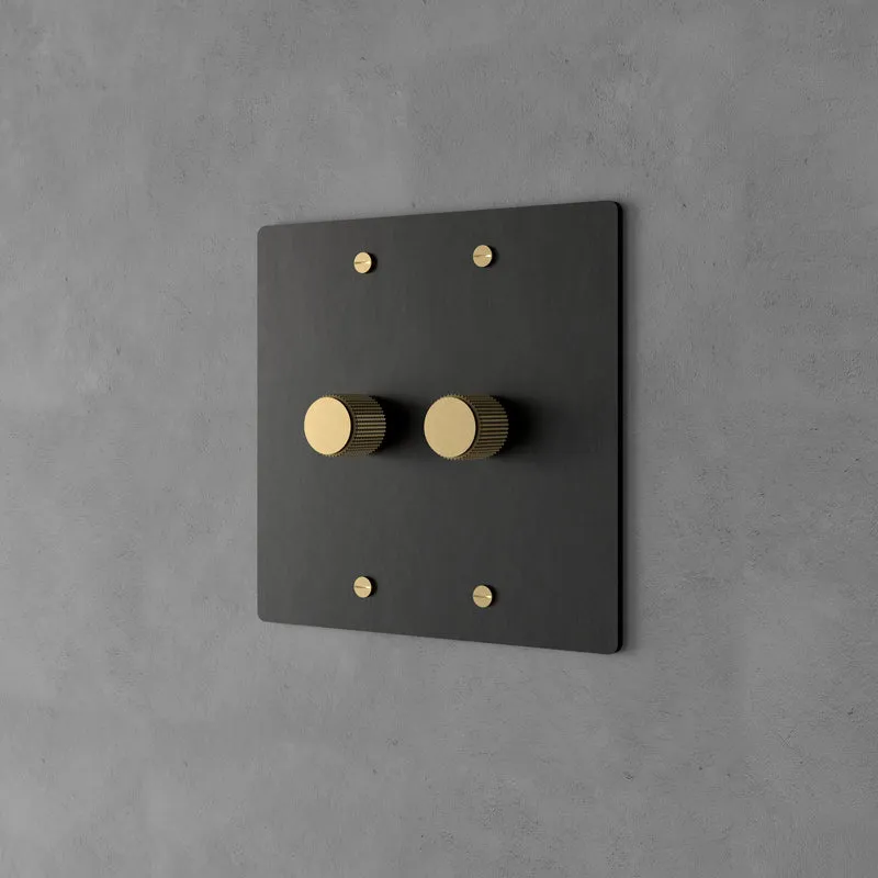 Luxe Messing Dimmer Schakelaar Met Draaiknop En Tijdloos Design | Sansoti