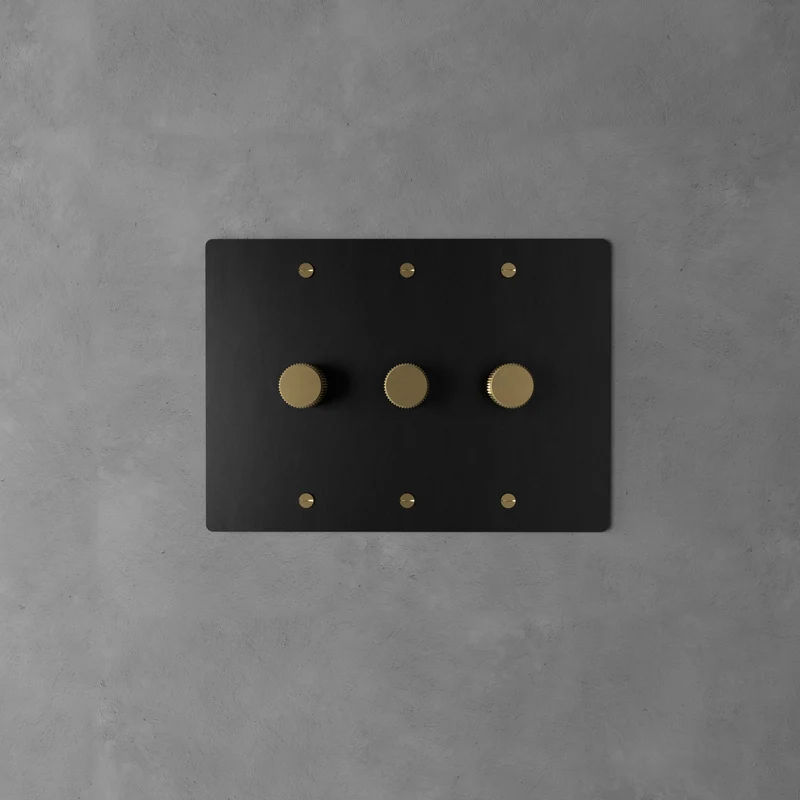 Luxe Messing Dimmer Schakelaar Met Draaiknop En Tijdloos Design | Sansoti
