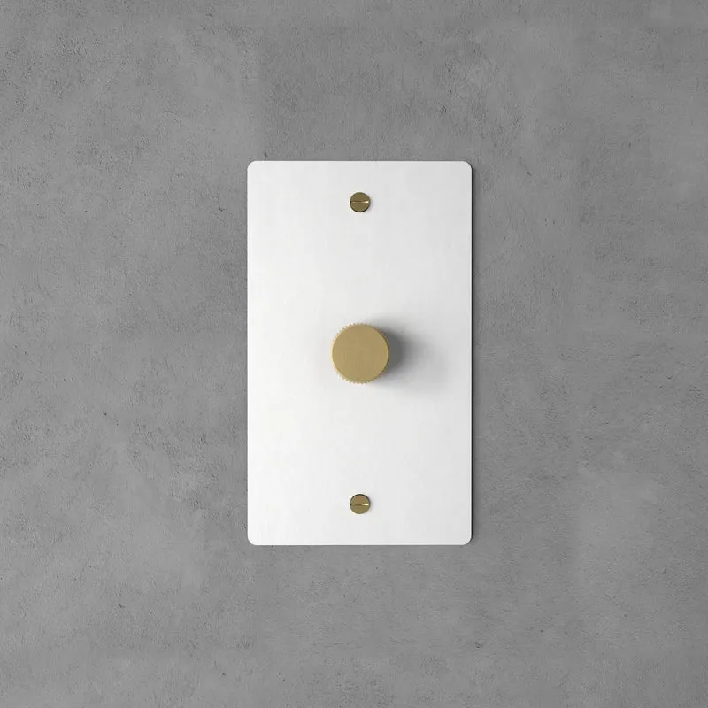 Luxe Messing Dimmer Schakelaar Met Draaiknop En Tijdloos Design | Sansoti