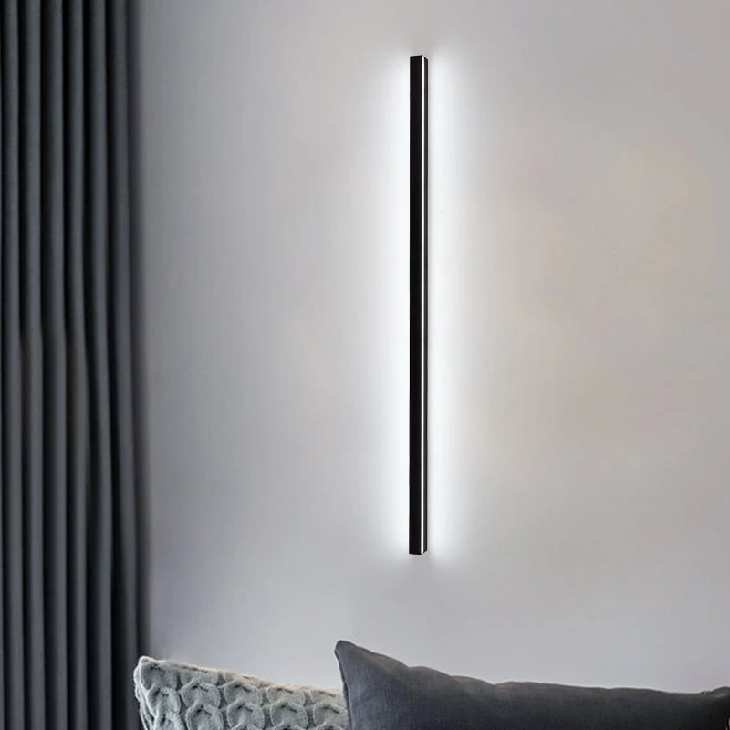 Minimalistische Lineaire Wandlamp Met Geïntegreerde LED Verlichting En Modern Design | Sansoti