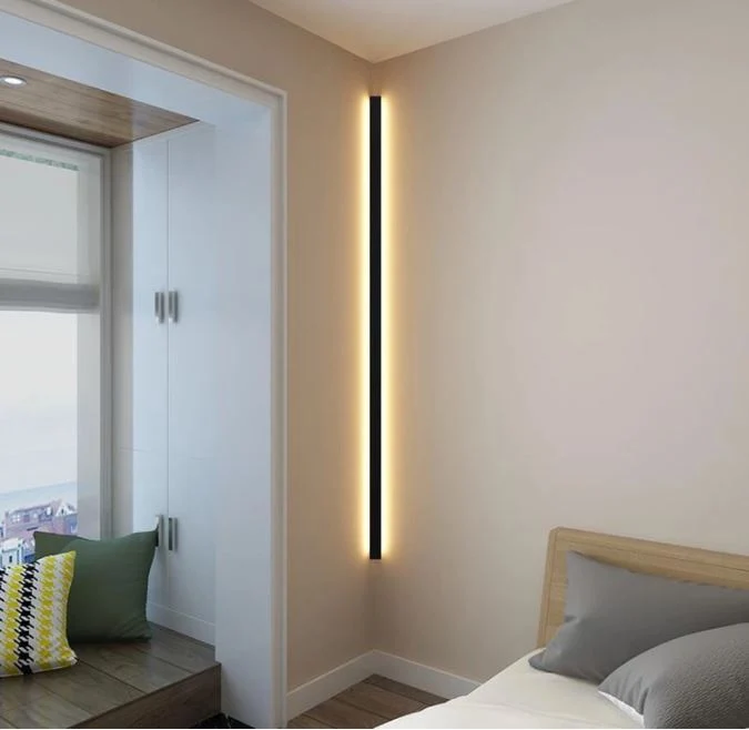 Minimalistische Lineaire Wandlamp Met Geïntegreerde LED Verlichting En Modern Design | Sansoti