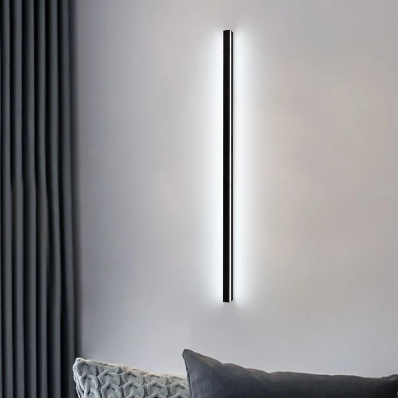 Minimalistische Lineaire Wandlamp Met Geïntegreerde LED Verlichting En Modern Design | Sansoti