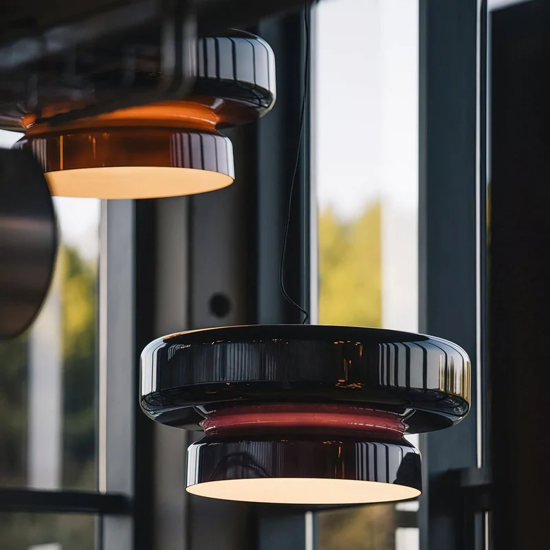 Hanglamp Glas Metaal LED Retro Bruin Eettafel Woonkamer Verstelbaar Snoer Design Verlichting Modern Interieur | Sansoti