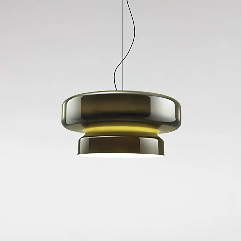 Hanglamp Glas Metaal LED Retro Bruin Eettafel Woonkamer Verstelbaar Snoer Design Verlichting Modern Interieur | Sansoti