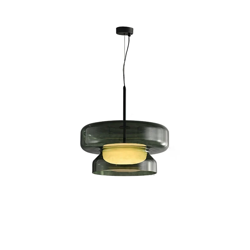 Hanglamp Glas Metaal LED Retro Bruin Eettafel Woonkamer Verstelbaar Snoer Design Verlichting Modern Interieur | Sansoti