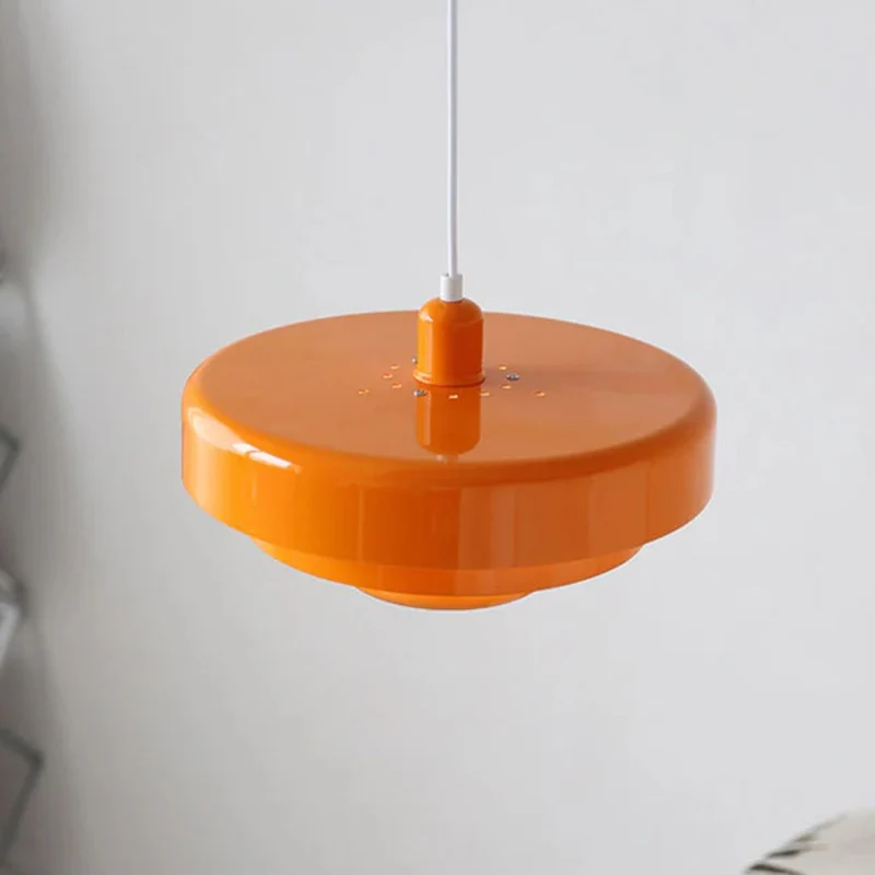 Hanglamp Metaal Gelaagd Ø35cm Oranje E27 Eettafel Woonkamer Retro Design Verlichting Industrieel Modern | Sansoti