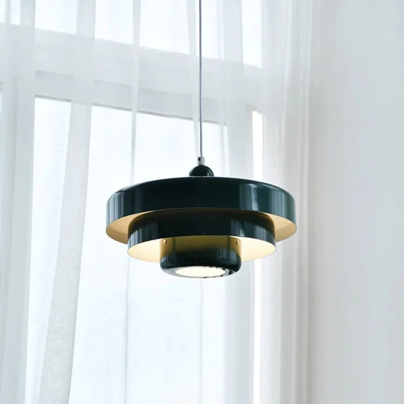 Hanglamp Metaal Gelaagd Ø35cm Oranje E27 Eettafel Woonkamer Retro Design Verlichting Industrieel Modern | Sansoti