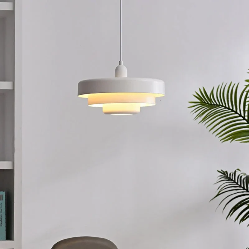 Hanglamp Metaal Gelaagd Ø35cm Oranje E27 Eettafel Woonkamer Retro Design Verlichting Industrieel Modern | Sansoti