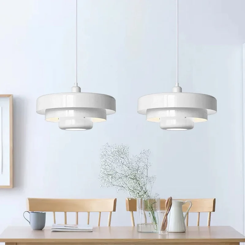 Hanglamp Metaal Gelaagd Ø35cm Oranje E27 Eettafel Woonkamer Retro Design Verlichting Industrieel Modern | Sansoti