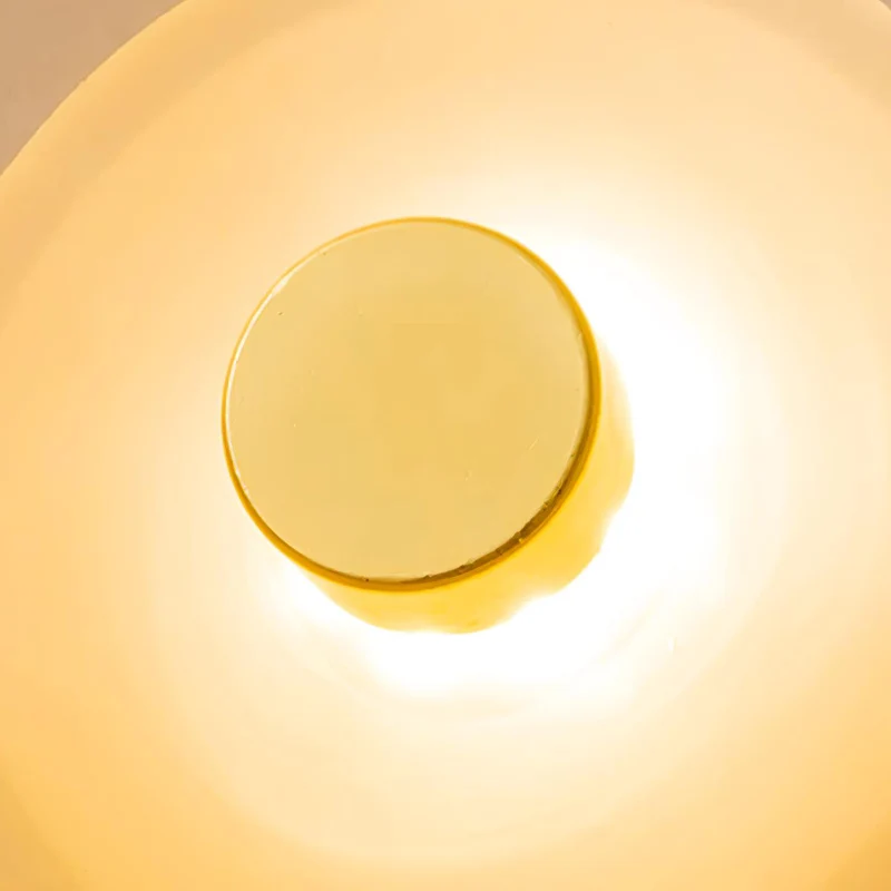 Wandlamp Glas LED 3000K Amber Organisch Design Badkamer Woonkamer Moderne Wandverlichting Sfeerlamp Vochtbestendig | Sansoti