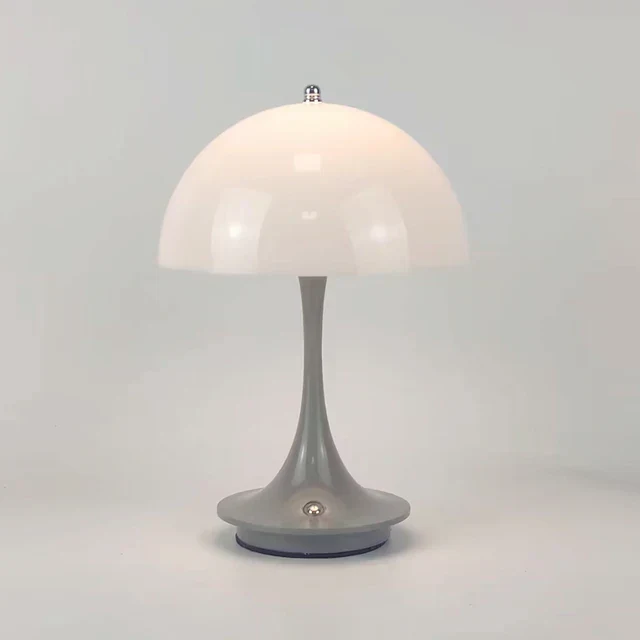 Draadloze tafellamp met LED-verlichting, oplaadbaar en Scandinavisch design | Sansoti