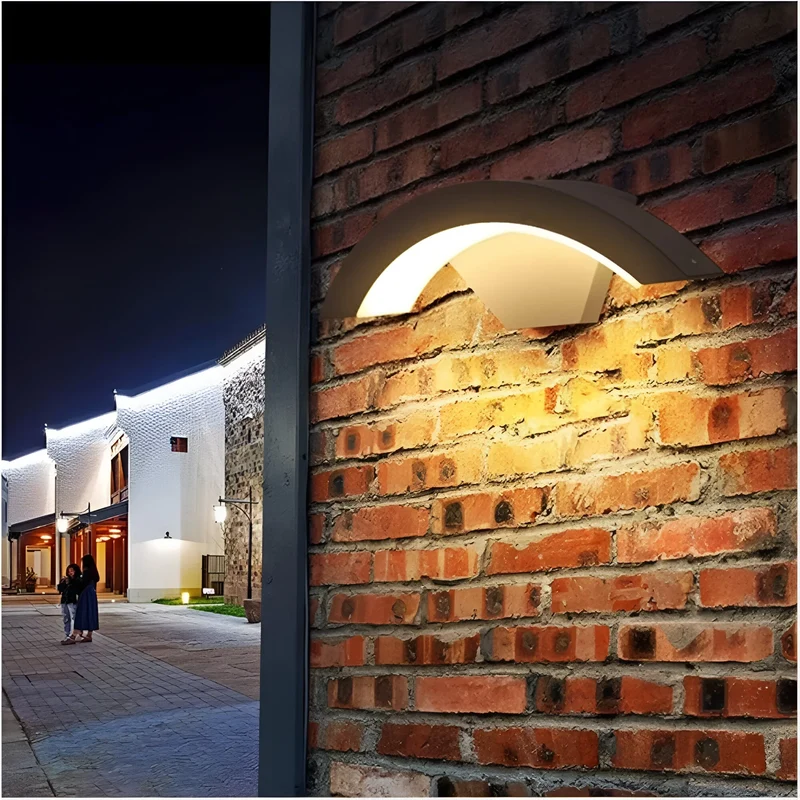 Buiten wandlamp met bewegingssensor, LED en weerbestendig design | Sansoti