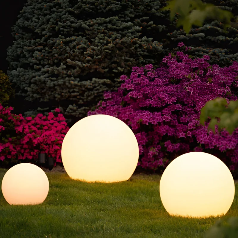 Draadloze LED bol lamp voor binnen en buiten, waterdicht en oplaadbaar | Sansoti