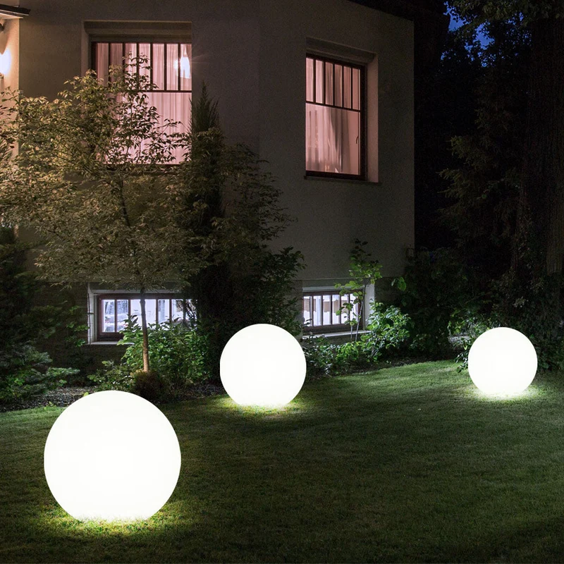 Draadloze LED bol lamp voor binnen en buiten, waterdicht en oplaadbaar | Sansoti