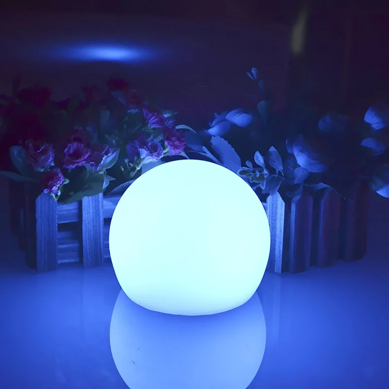 Draadloze LED bol lamp voor binnen en buiten, waterdicht en oplaadbaar | Sansoti