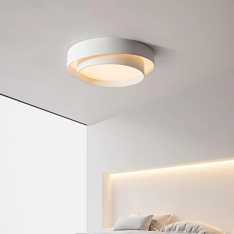 Plafondlamp Cilinder IJzer Acryl Wit Grijs Zwart Woonkamer Slaapkamer LED 3000K 4000K 6000K Ø40 Ø50 Ø60cm Plafonnière Dimbaar | Sansoti